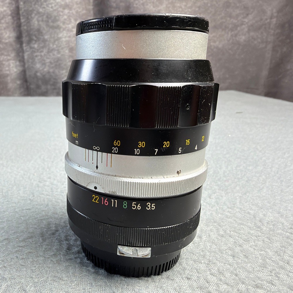 Vintage Nikon Nikkor-Q Auto 135mm f/3.5 Pre-AI Lens Nippon Kogaku 770657 Tested